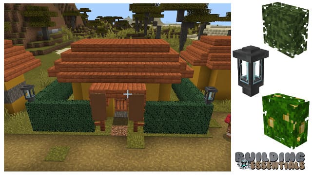 Декорации из листьев и фонарь