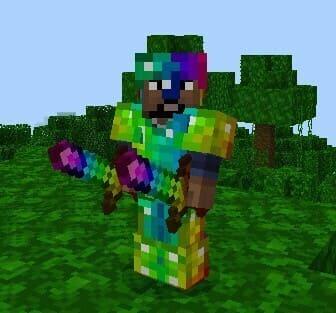 Броня из радужного блока удачи