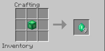 Блок изумруда Края