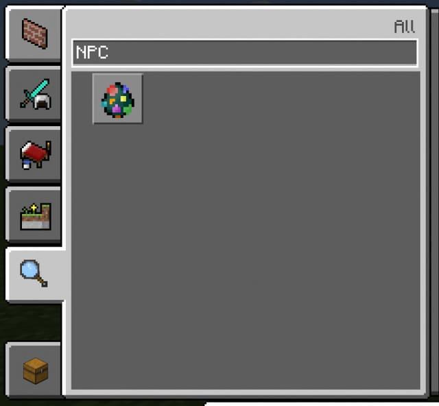 Яйцо спауна NPC