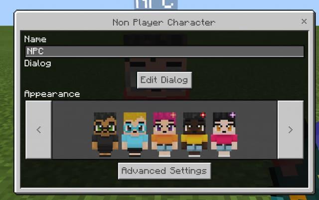 Выбор скина NPC