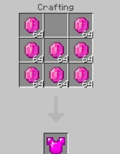 Розовый нагрудник