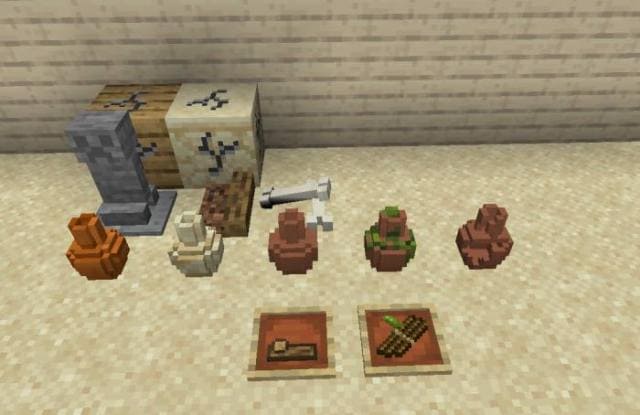 Новые блоки и предметы