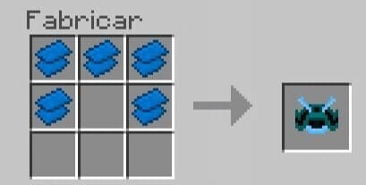 Самурайский шлем синего дракона