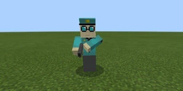 Полицейский в очках