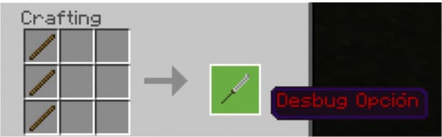 Крафт предмета для исправления багов