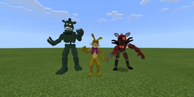 Три вида аниматроников