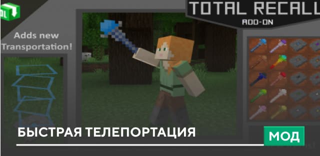 Мод: Быстрая телепортация