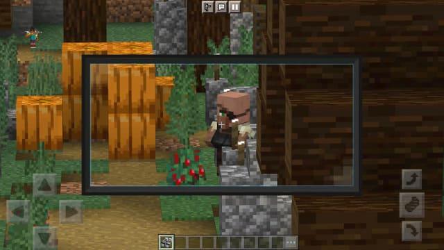 Вид при просмотре с бинокля