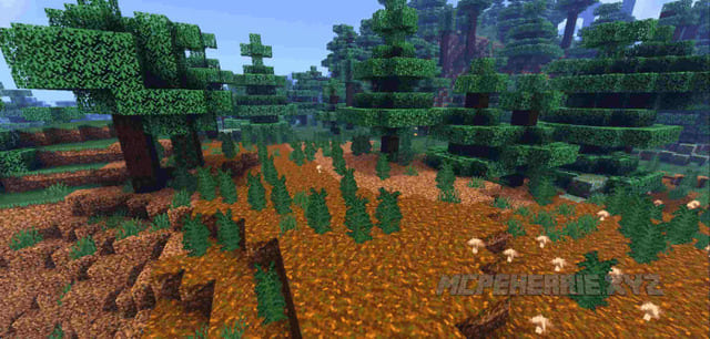 Биом с применением шейдеров