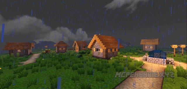 Рассвет в деревне