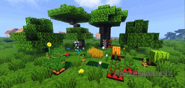 Природа с использованием шейдеров