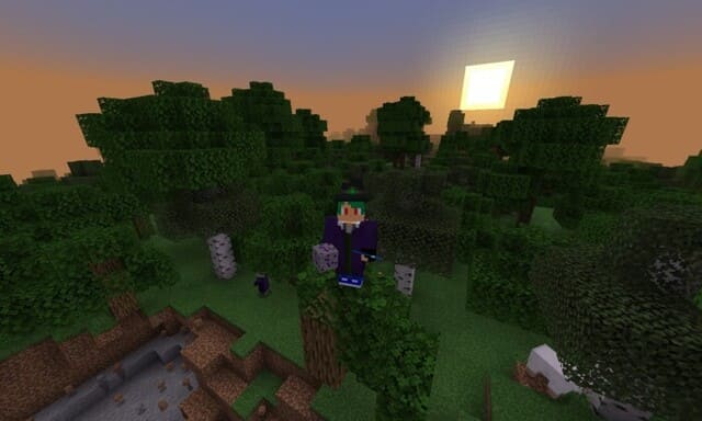 Одежда мага на игроке