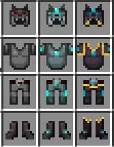 Три типа снаряжения