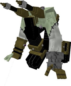 Доктор Виктор в виде монстра анимация наклона