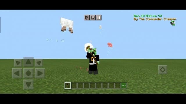 Игрок колдует посохом