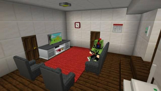 Гостиная с телевизором