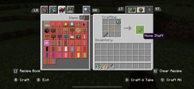 Палочка для телепортации домой