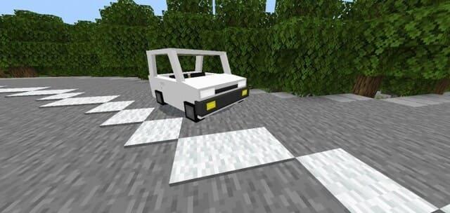 Белый цвет автомобиля