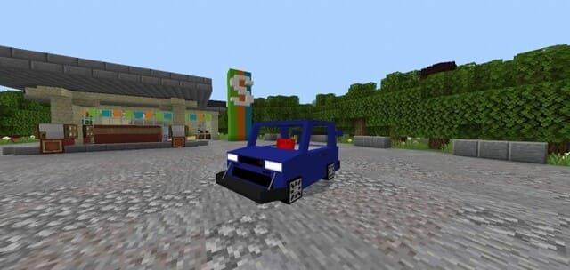 Специальный синий цвет автомобиля