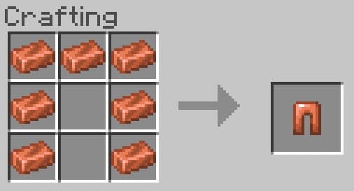 Крафт медных поножей