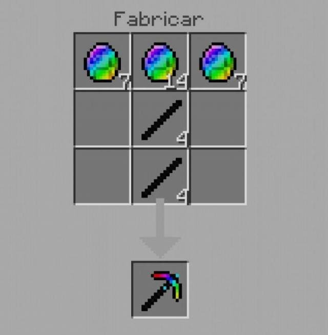 Кирка из радужного алмаза