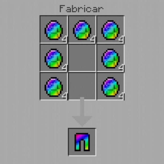 Поножи из радужного алмаза