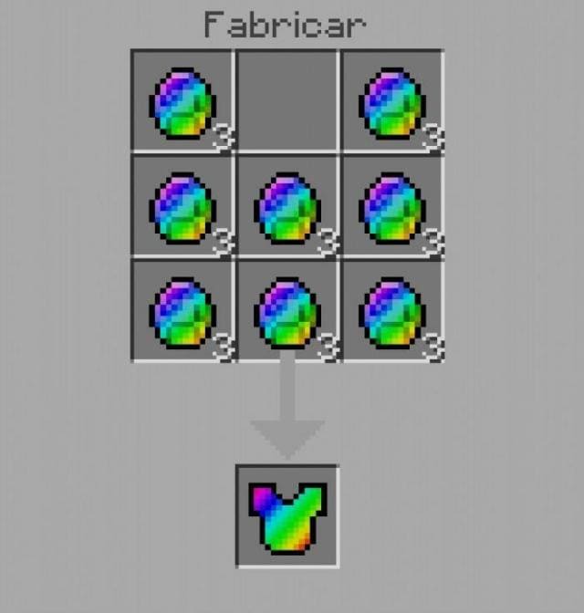 Нагрудник из радужного алмаза