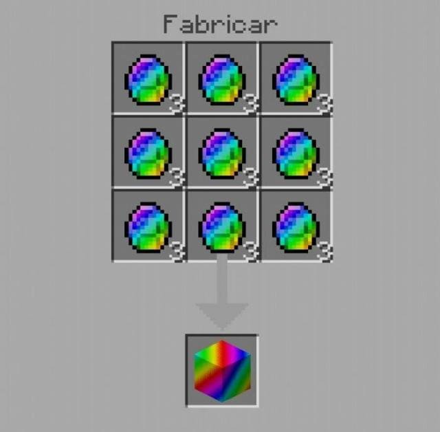 Блок радужного алмаза