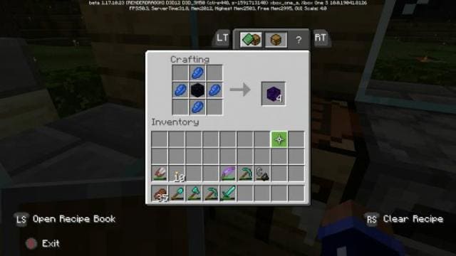 Крафт плачущего обсидиана