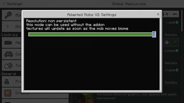 Изменение настроек дополнения