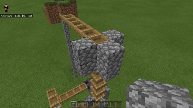 Конструкция из блоков