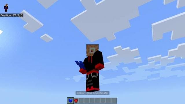 Синий кобальтовый нагрудник