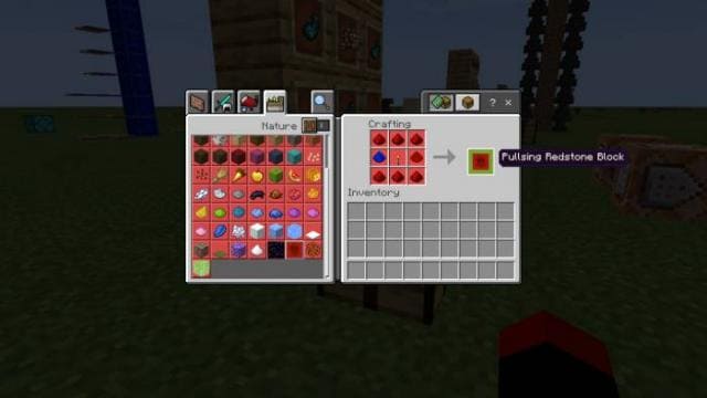 Пульсирующий редстоун блок