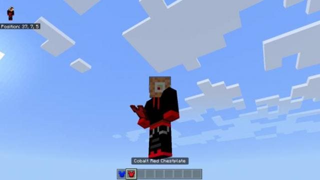 Красный кобальтовый нагрудник