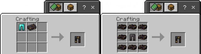 Рецепт крафта поножей