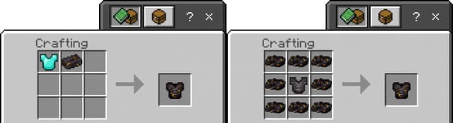 Рецепт крафта нагрудника