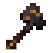 Позолоченный незеритовый топор