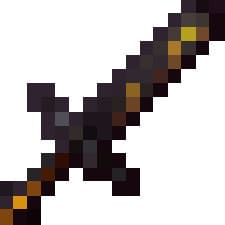 Позолоченный незеритовый меч