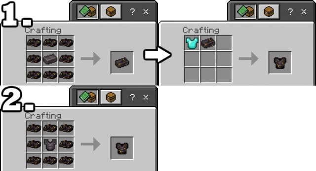 Улучшение брони позолоченным чернокамнем