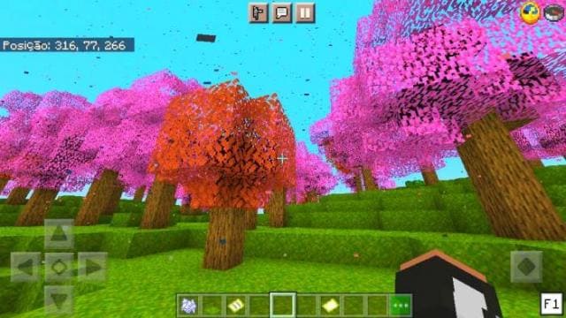 Ярко-красная листва