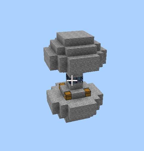 Остров со скальным массивом