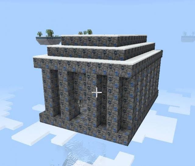 Храм - жилище голема из небесного камня