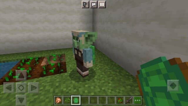 Гоблин рядом с огородом