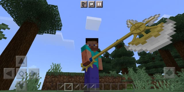 Божественный топор Ритты у игрока