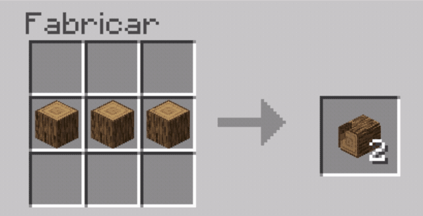 Крафт разных типов бревен