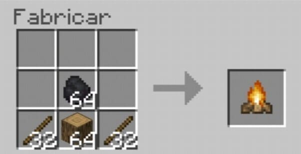 Костер в виде звезды крафт