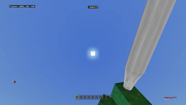 Анимация меча в руке