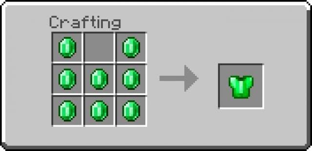 Крафт изумрудного нагрудника