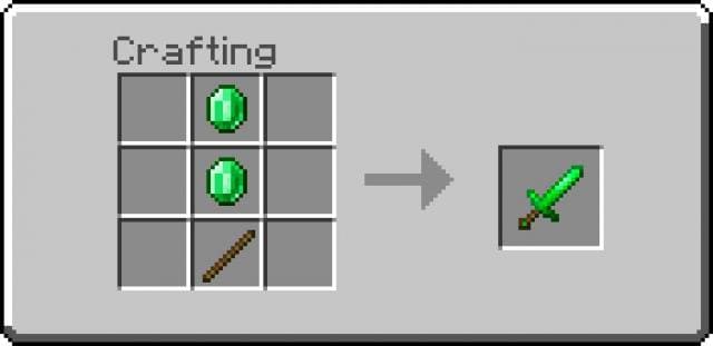 Крафт изумрудного меча